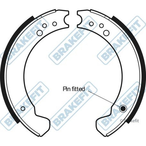 Apec Brake Shoe Set Axle Kit fits Land Rover 110/127 1985-1990 2.5