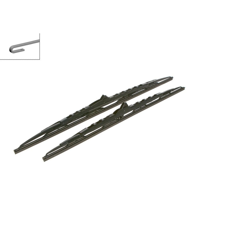 Bosch Twin Spoiler Wiper Blade Set 650mm + 575mm — 652S