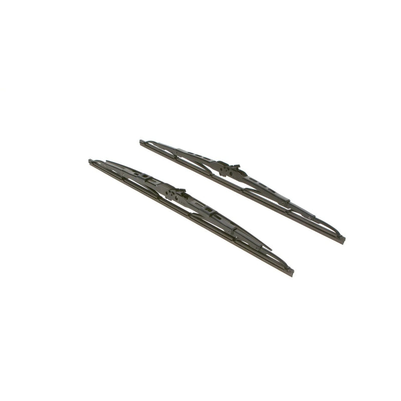 Bosch Front & Rear Super Plus Wiper Blade Set fits Renault Clio I 1996-1998 1.9