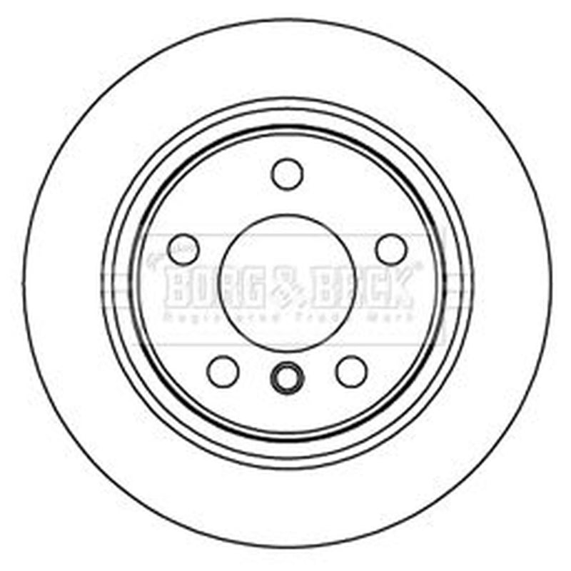 Borg & Beck Front Vented & Rear Vented Brake Discs & Pads fits BMW 2 2020-2021