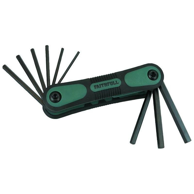 Faithfull Imperial Folding Hexagon Key Set, 9 Piece Faithfull - Town Tools