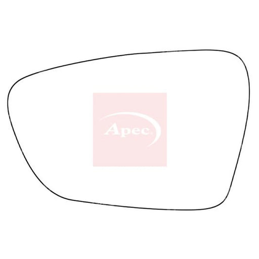 Apec Exterior Wing Mirror Glass Left AMS2667