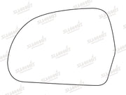 Summit Heated Base Plate With Blind Spot Mirror Glass fits Audi A4 08 to 10 LHS Summit - Bars 4 Cars