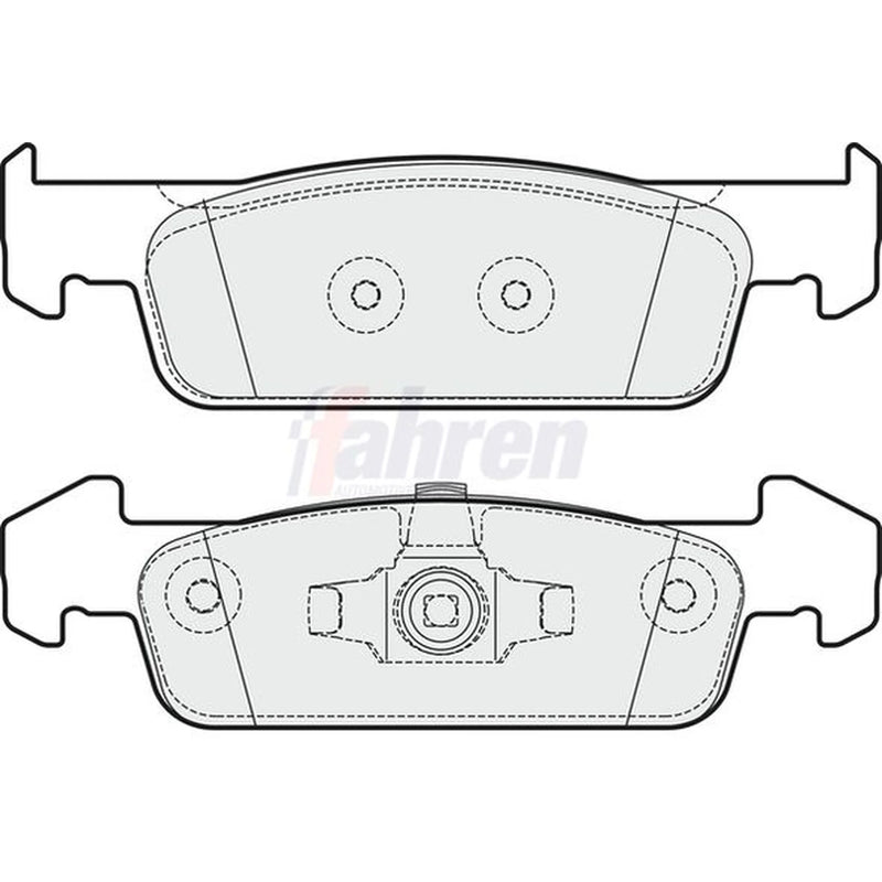 Fahren Front Brake Pad Set FBP3832