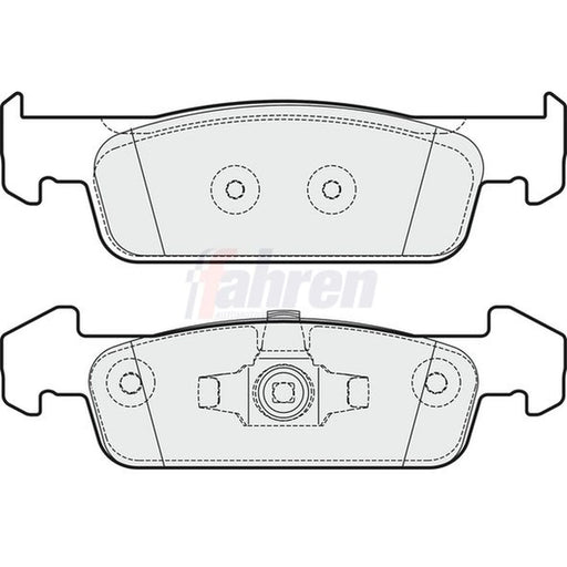 Fahren Front Brake Pad Set FBP3832