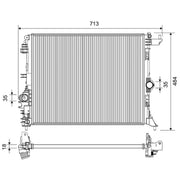 Valeo Engine Radiator 701480