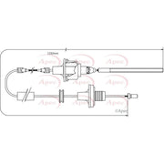 Apec Clutch Control Cable Pull CAB5006