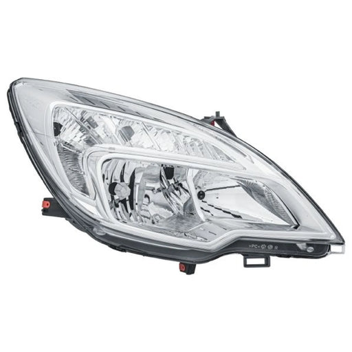 Hella Headlight Headlamp H7/H1 Right fits Opel Meriva B 2010-2017