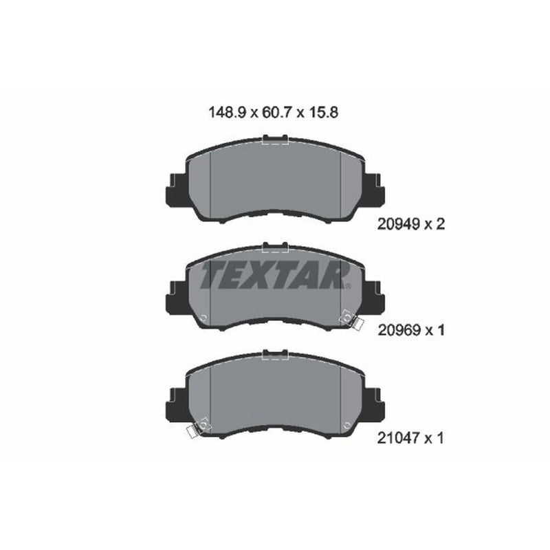 Textar Front Brake Pad Set 2094901