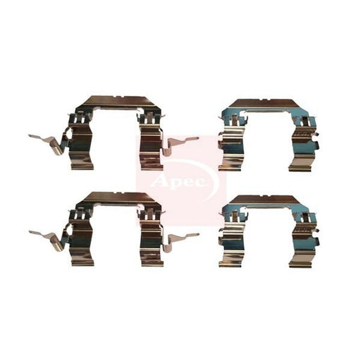 Apec Brake Pad Accessory Fitting Kit Front fits Nissan Navara NP300 2005-2007