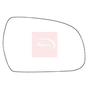 Apec Exterior Wing Mirror Glass Right fits Audi A3 2003-2013 1.2 1.4 1.6 1.8 2.0