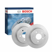 Bosch 2 x Solid Rear Brake Discs 0986479362-x2