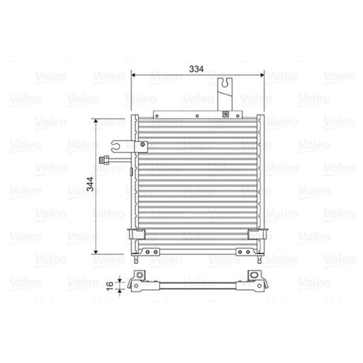 Valeo Air Conditioning Condenser 814482