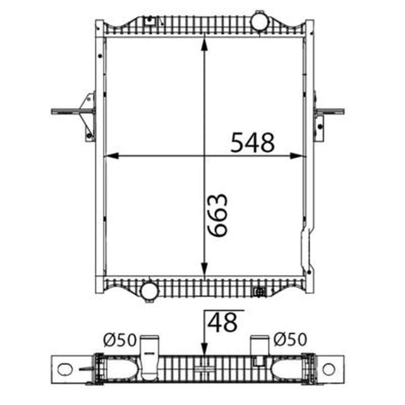 Mahle Engine Radiator CR 2809 000S