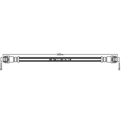 Juratek Brake Hydraulic Hose Line inner JBH1009