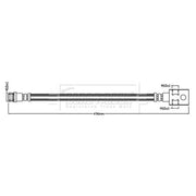Borg & Beck Brake Hydraulic Hose Line Rear Right BBH8820