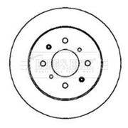 Borg & Beck Rear Brake Solid Discs & Pads fits Honda Civic VII 2001-2005 1.7
