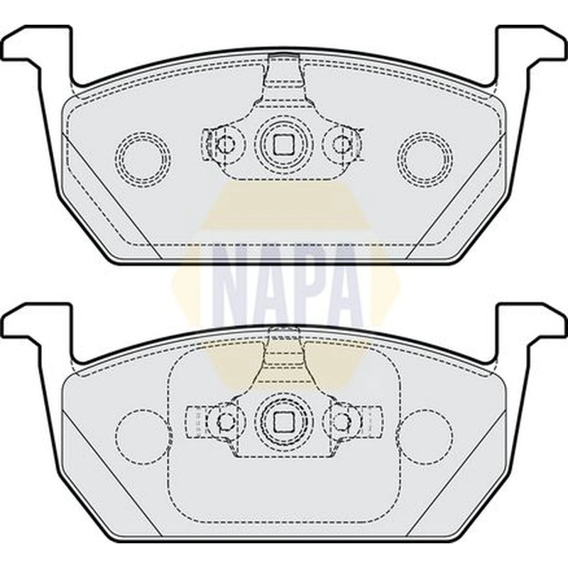 NAPA Front Brake Pad Set NBP1072