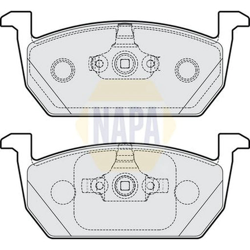 NAPA Front Brake Pad Set NBP1072