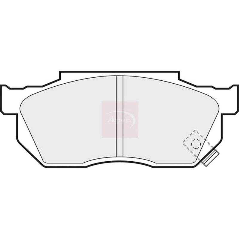 Apec Front Brake Pad Set PAD472