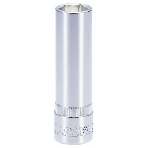 Carlyle Hand Tools Socket - Deep - Metric Standard - 1/2In. Dr - 15 mm 15mm Carlyle Hand Tools - Dynamic Drive