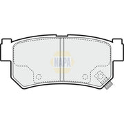 NAPA Rear Brake Pad Set fits Daewoo Rexton 2002 on 2.9