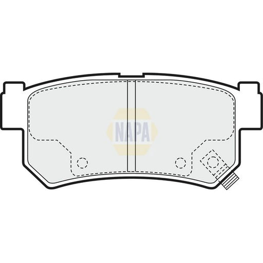 NAPA Rear Brake Pad Set NBP1866