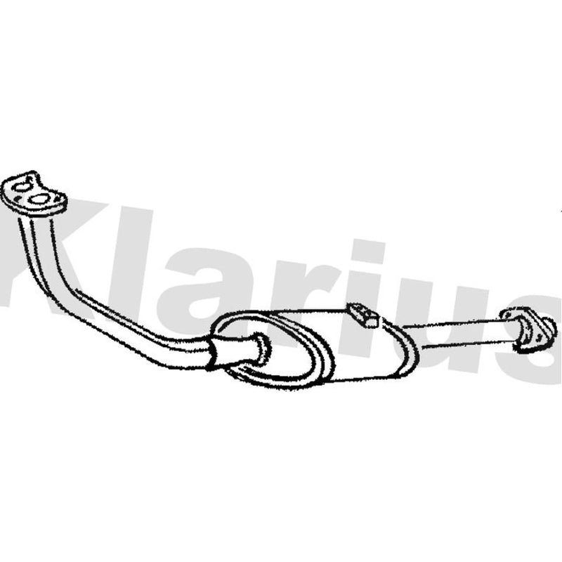 Klarius Box With Front Pipe Front fits Suzuki Vitara 1988-1995 1.6