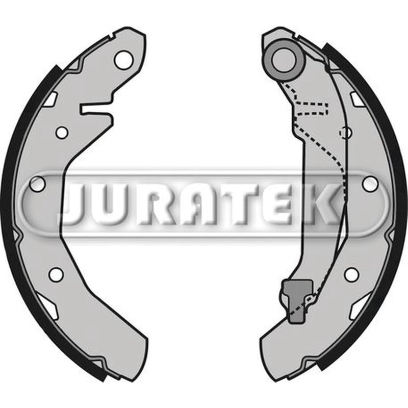 Juratek Brake Shoe Set Axle Kit Rear fits Chevrolet Matiz 2005-2013 0.8 1.0