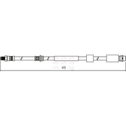 Apec Brake Hydraulic Hose Line Front fits BMW 1 Sports Hatch 2011-2019