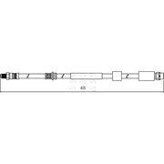 Apec Brake Hydraulic Hose Line Front HOS3901