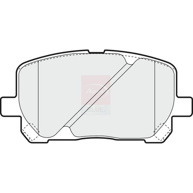 Apec Front & Rear Pads fits Toyota Avensis Verso 2001-2009 2.0