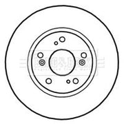 Borg & Beck Front & Rear Brake Discs & Pads fits Honda Stepwgn 2000-2005 2.0