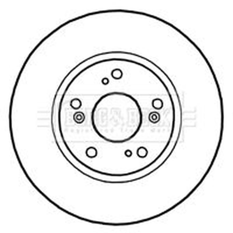 Borg & Beck Front & Rear Brake Discs & Pads fits Honda Stepwgn 2000-2005 2.0