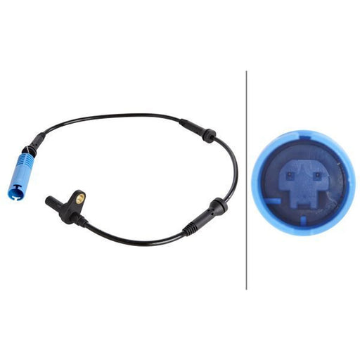 Hella ABS Wheel Speed Sensor Front fits BMW 5 2001-2010