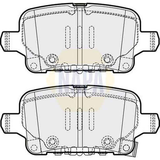 NAPA Rear Brake Pad Set NBP1646