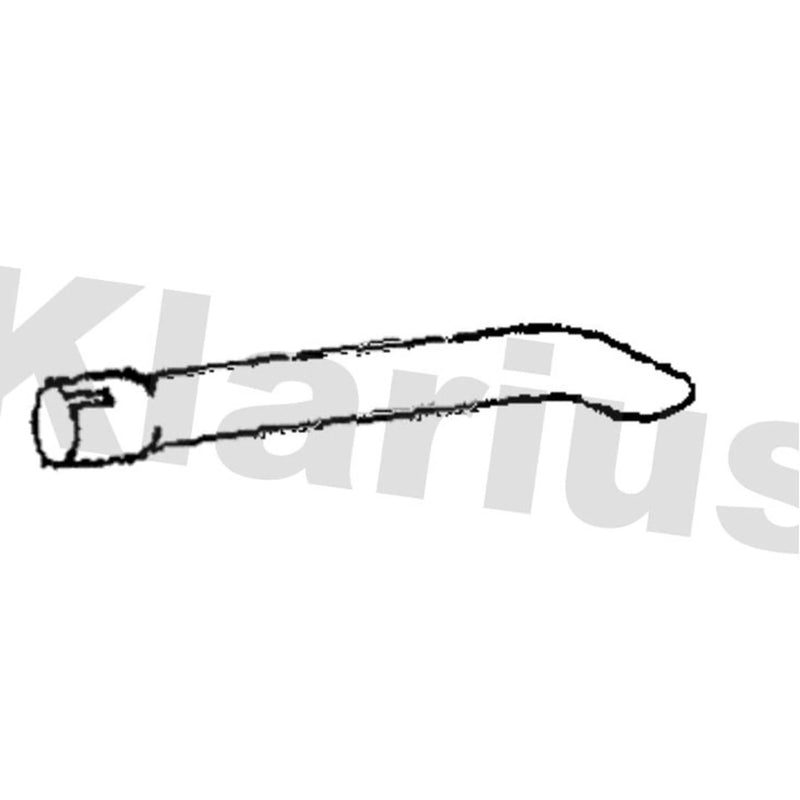 Klarius Exhaust Pipe OD fits Opel Zafira Tourer C 2011-2018 1.4 1.8