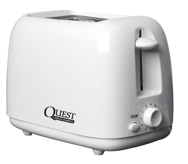 Quest Scotsman 2 Slice Caravan Motorhome Low Wattage Toaster - White Quest - Dynamic Drive