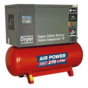 Sealey Screw Air Compressor 270L 10hp 3ph Low Noise with Dryer SSC12710D Sealey - Dynamic Drive