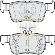 NAPA Rear Brake Pad Set fits Ford Focus IV 2018-2025 1.0 1.5 2.0 2.3