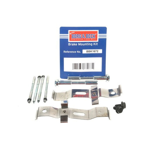 Borg & Beck Brake Pad Accessory Fitting Kit Front BBK1672