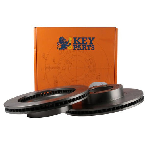 Key Parts Front & Rear Brake Discs & Pads fits Toyota Land Cruiser Prado