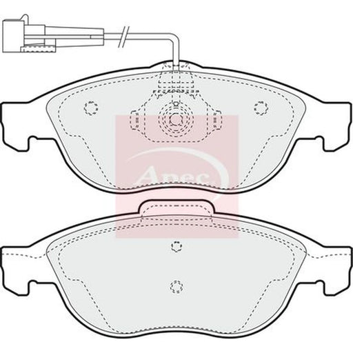 Apec Front Brake Pad Set PAD1000