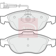 Apec Front & Rear Pads fits Alfa Romeo 147 2001-2010 1.6