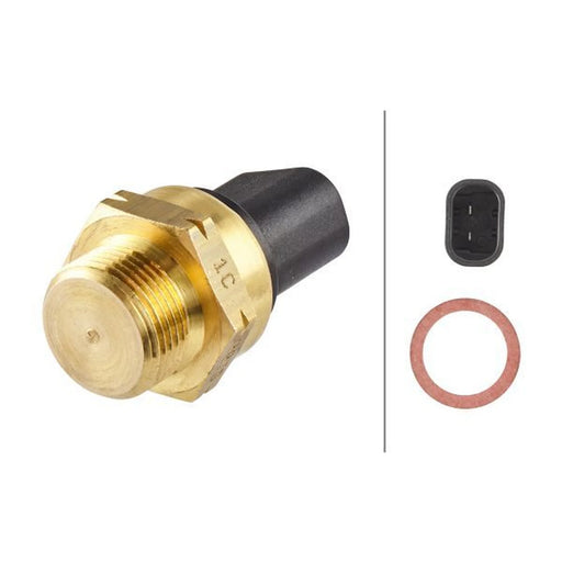 Hella Radiator Fan Temperature Switch Connectors fits Opel Astra F 1991-2001