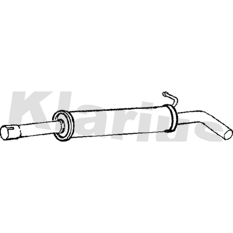 Klarius Box With Centre Pipe Centre fits Seat Cordoba 2002-2009 1.9
