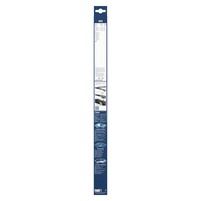 Bosch Front & Rear Wiper Blade Set fits Audi A4 B6 2001-2004