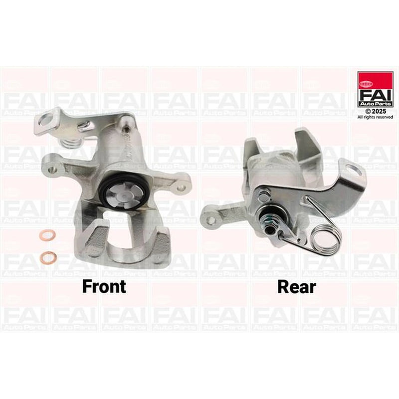 FAI Brake Caliper Assembly Rear Right fits Hyundai I10 II 2013-2019 1.0 1.2