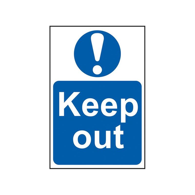 Scan Keep Out - PVC Sign 200 x 300mm Scan - Dynamic Drive