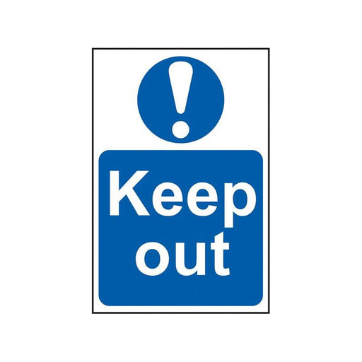 Scan Keep Out - PVC Sign 200 x 300mm Scan - Dynamic Drive